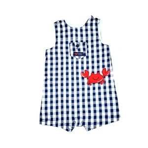 Little Me crab outfit sz 12M